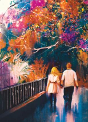 Набор для творчества алмазная мозаика "прогулка", 30*40 см, с рамкой, h8380