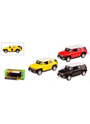 Машина металл автопром, 1:43 toyota fj cruiser, 3 цвета, 4305