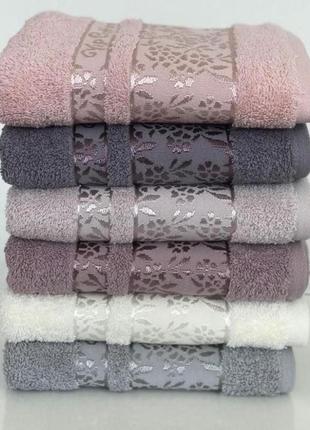 Полотенце банное 6 штук cestepe vip cotton 50x90, 2641_buket