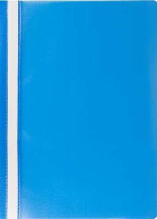 Папка-швидкозшивач а4, пластикова, jobmax, блакитна, bm.3313-14