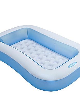 Бассейн intex, прямоугольный, 166-100-28см, 57403