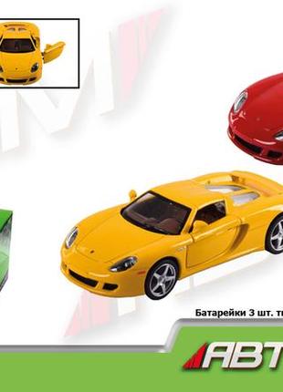 Машина детская металлическая, автопром, 2 цвета, 1:32 porsche carrera gt, 68343