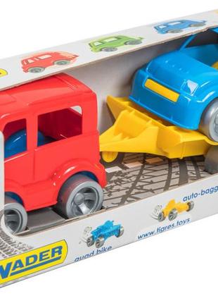 Набір авто "kid cars sport" (автобус+гольф), 3 елемента, wader, 39541
