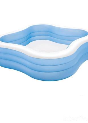 Надувний басейн intex 229х229х56см, 57495