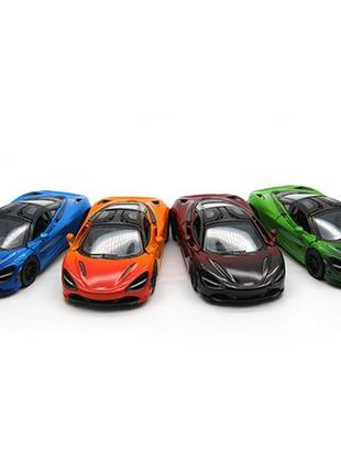 Машина металлическая "kinsmart" "mclaren 720s" инерционная, 12см, 4 цвета, kt5403wg