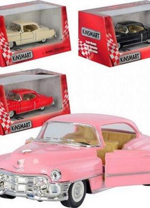 Машинка kinsmart "cadillac series 62 coupe 1953", металева, kt5339w
