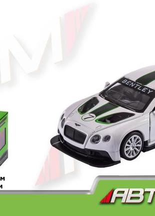 Машина детская металлическая, автопром, 1:43 bentley continental gt3, 4345