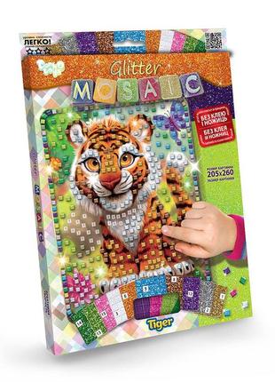 Набор для творчества блестящая мозаика "glitter mosaic" серия 3, бм-03-03