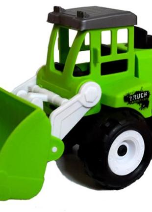 Трактор игрушечный с ковшом инерционный, 9934