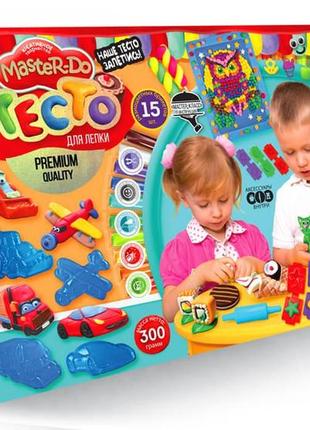 Детское творчество тесто для лепки danko toys «master do» 18 цветов, tmd-03-04(18)