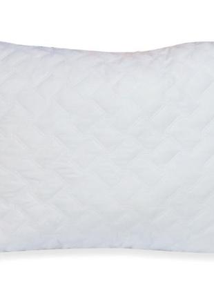 Подушка економ стьобана, антиалергенное волокно-кульки, 70х70см, leleka textile 1815