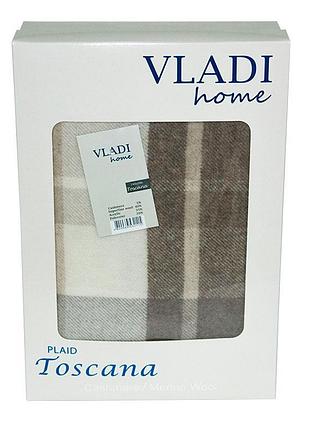 Плед шерстяной кашемир 140x200см, vladi, 2385
