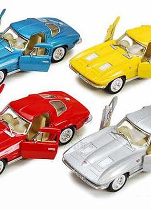 Машинка металическая, инерционная, kinsmart corvette sting ray, kt5358w