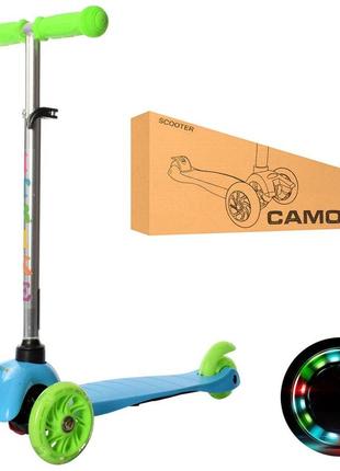 Детский самокат i-trike mini алюминий+пласти, bb3-013-4-с-bl