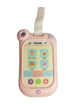 Музыкальная игрушка metr+ мобильный телефон, 3 цвета, g-a081