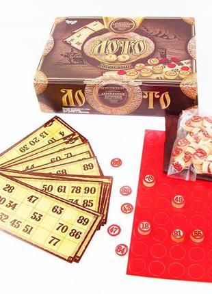 Лото данко-тойс "дорожное", 24 карточки, бочонки-90шт, 100 фишек, укр. dtg51u