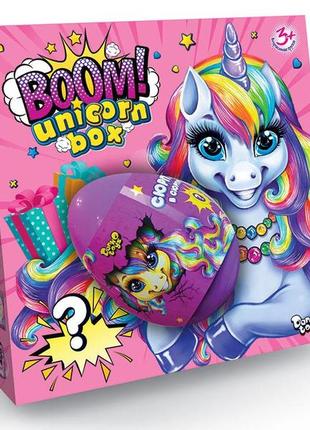 Дитяча креативна творчість danko toys boom! unicorn box, bub-01-01