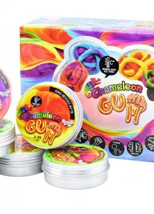 Жвачка для рук "chameleon gum", бирюзовый, русский, в банке, chgum-01-04