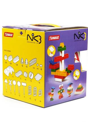 Конструктор дитячий nik-3 (128 деталей), 71535