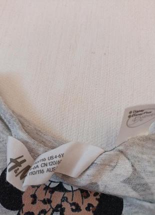 Хлопковое платье с mickey mouse minnie mouse от h&m 4