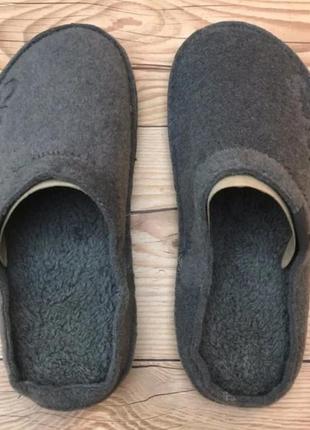 Крокс бая домашние тапцы с теплым мехом серые crocs baya slippers grey4 фото