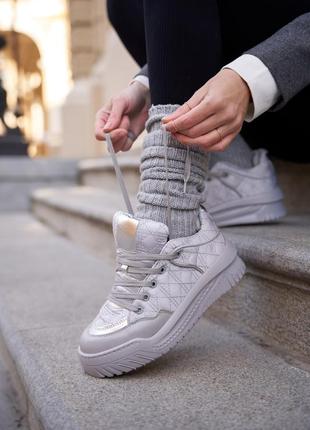 Кроссовки женские leatherAMIZO Mile grey