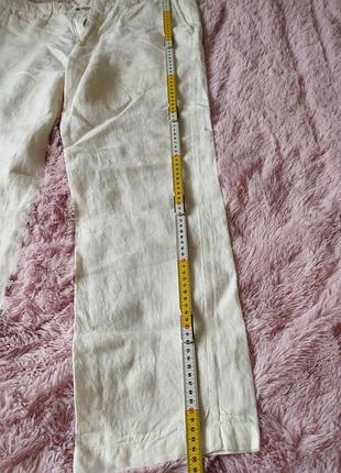 Штаны палаццо льняные 2