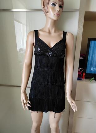 Платье с бахромой t&amp;r 2