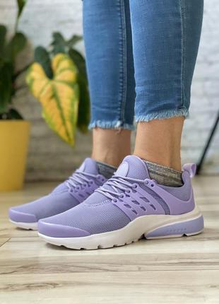 Жіночі кросівки текстильні зручні легені у стилі nike air presto