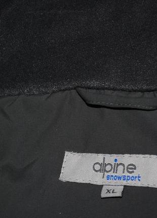 Alpine теплая горнолыжная куртка мужская2 фото