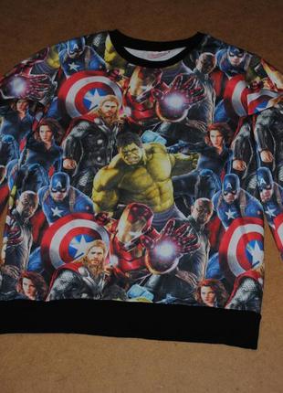 Marvel мужской свитшот кофта