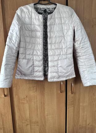 Двостороння рожева, квіткова куртка max mara weekend