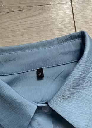 Рубашки с заниженной линией плеч и карманом спереди shein8 фото