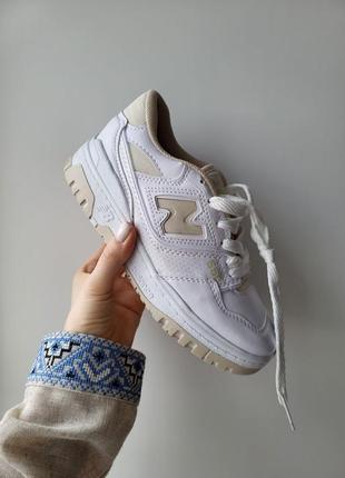 New balance 550 cream