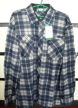 Рубашка теплая! батальный размер!