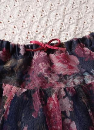 Пышная юбочка h&m из фатина юбка праздничная юбка нарядная4 фото