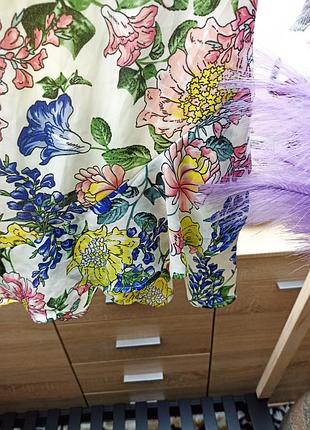 Юбка в цветочный принт 🌺 primark 3
