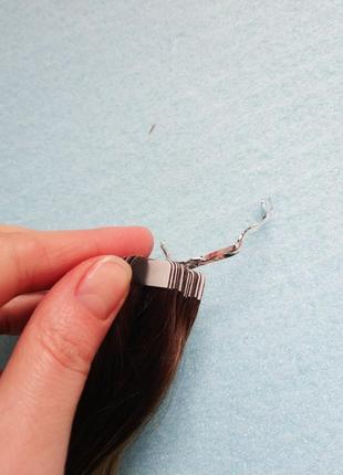 Женские ленты, тейпы, волосы для наращивания 20шт. пепельный омбре #3.8.24 laavoo