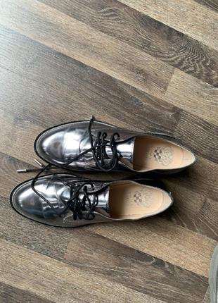 Туфли серебряного цвета3 фото