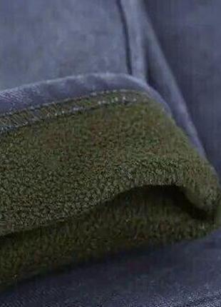 44-46 р. теплые женские джеггинсы джинсы на меху зима дешево4 фото