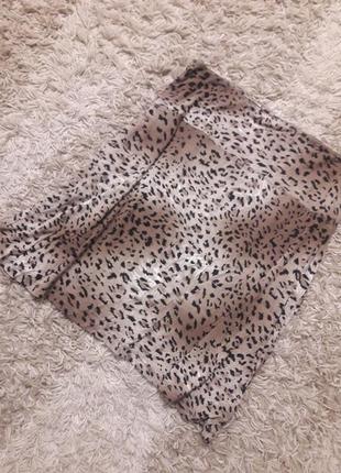 Gina benotti юбка средней длины леопардовый принт размер 46 евро1 фото