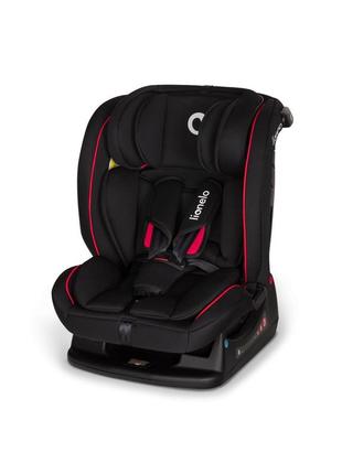 Детское автокресло lionelo aart black carbon red