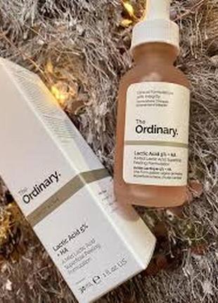 Сироватка для обличчя the ordinary lactic acid 5% + ha 2%1 фото