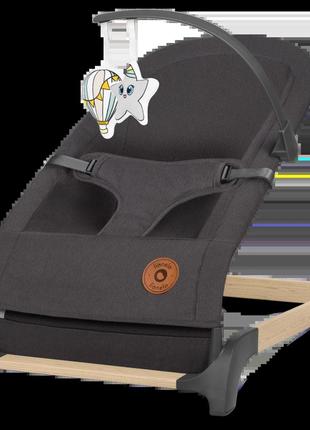 Детский шезлонг lionelo june air grey graphite
