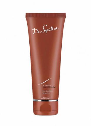 🤍dr. spiller сонцезахисне молочко для обличчя та тіла summer glow sun sensitive emulsion spf30 ❕розлив❕