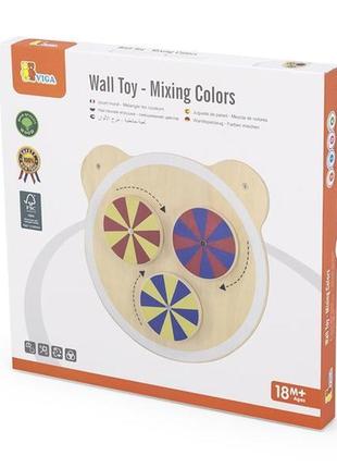 Бизиборд viga toys кольорові візерунки (44552fsc)2 фото