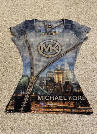 Приталенная футболка michael kors