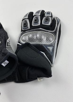 Мото рукавички рукавиці hunter carbon для мотоцикла мотокросові кросові downhill enduro3 фото
