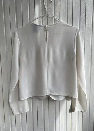 Блуза белая с узлом asos3 фото