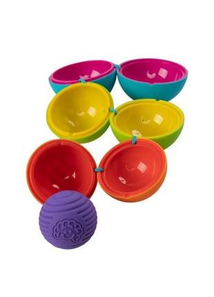 Игрушка-сортер сенсорная сферы омби fat brain toys oombee ball  (f230ml)2 фото